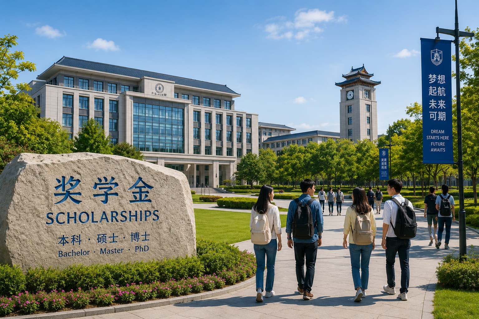 A university campus in China