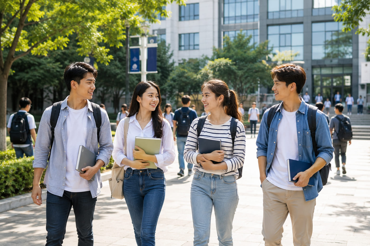 A university campus in China