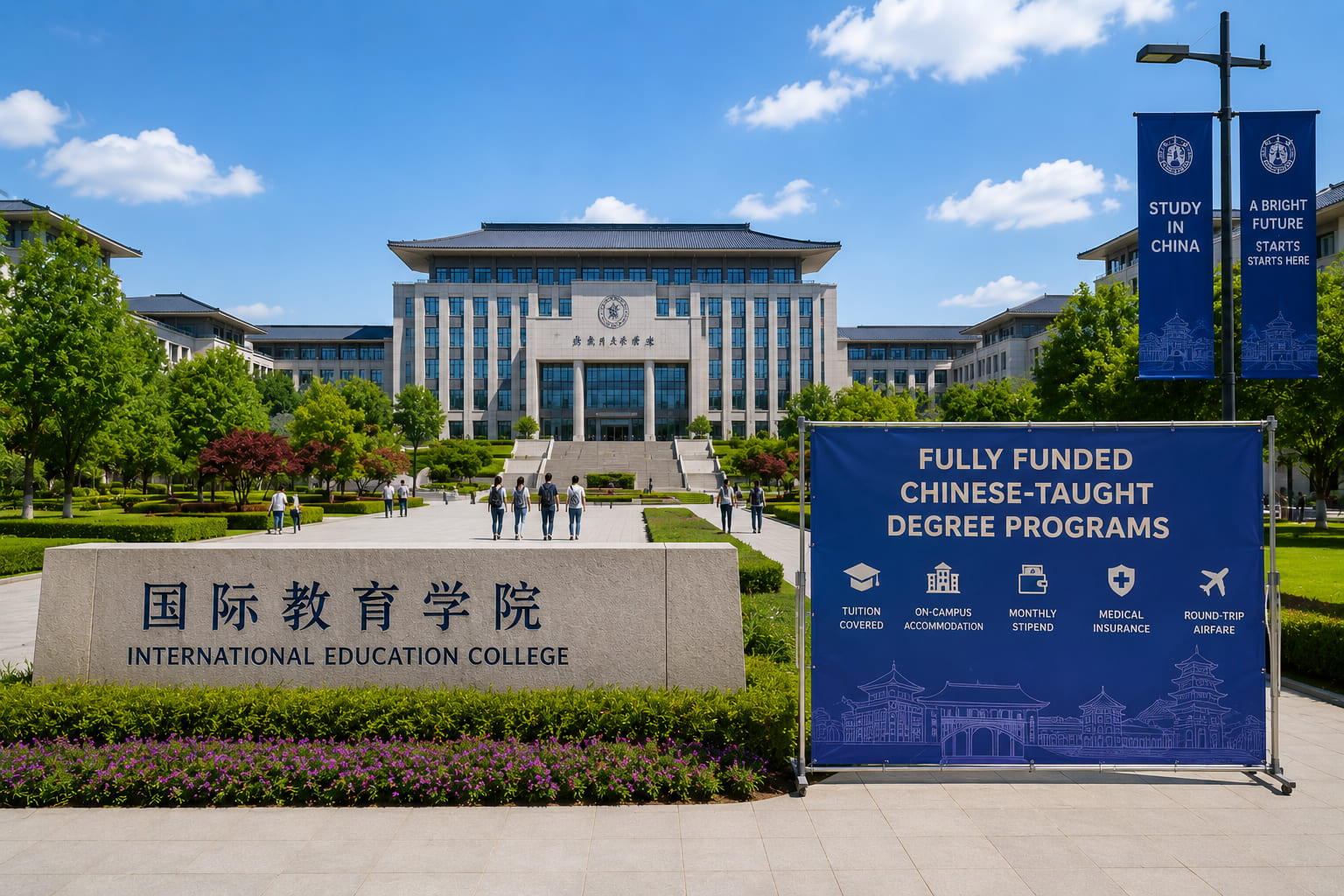 A university campus in China